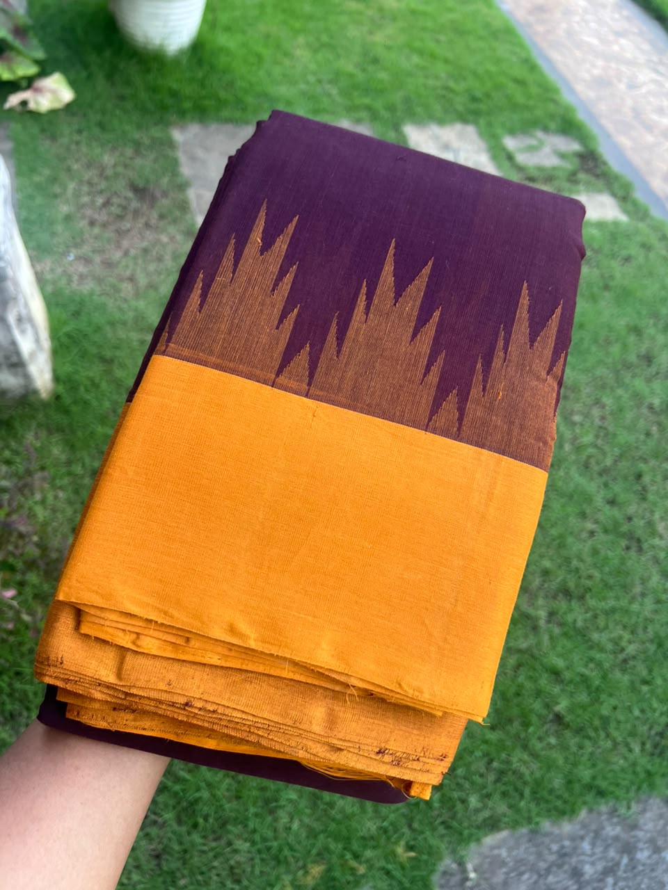 THAZHAMPOO KORAVAI BORDER CHETTINAD COTTON SAREE