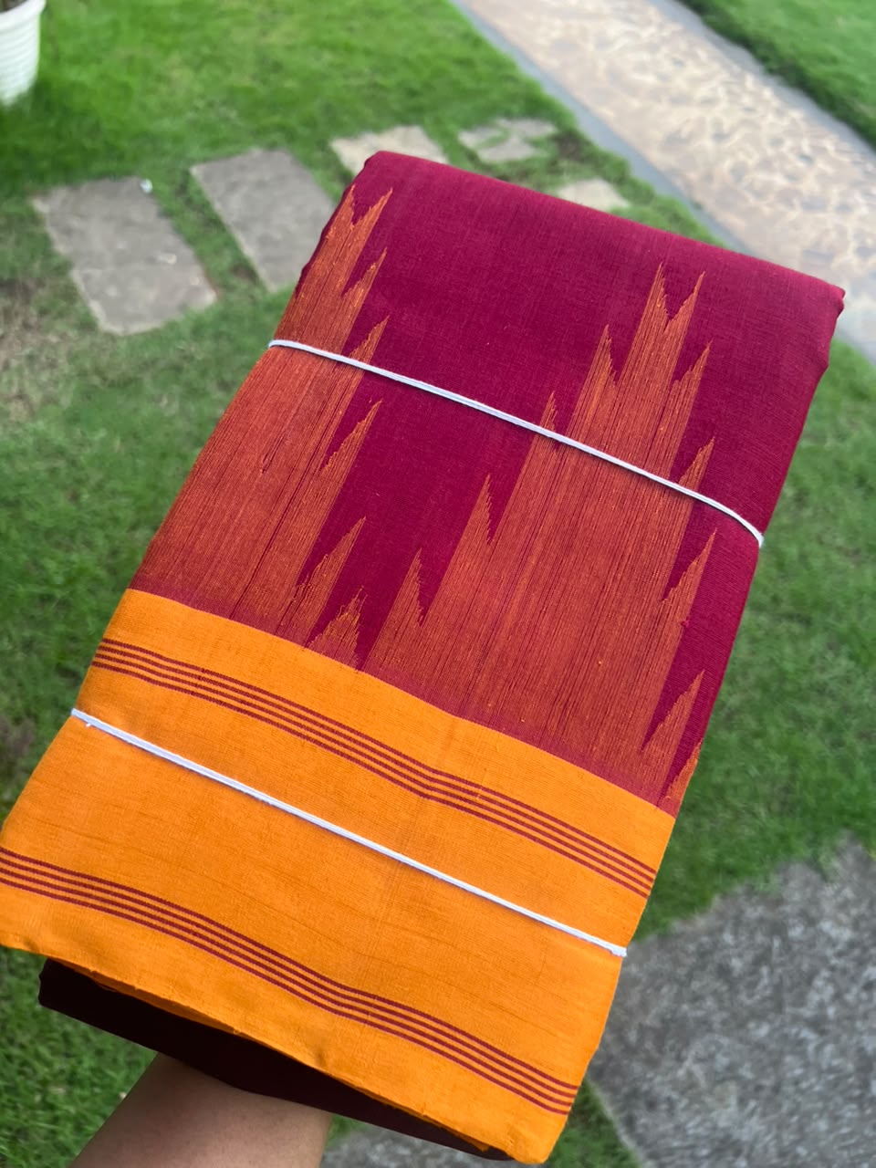 THAZHAMPOO KORAVAI BORDER CHETTINAD COTTON SAREE