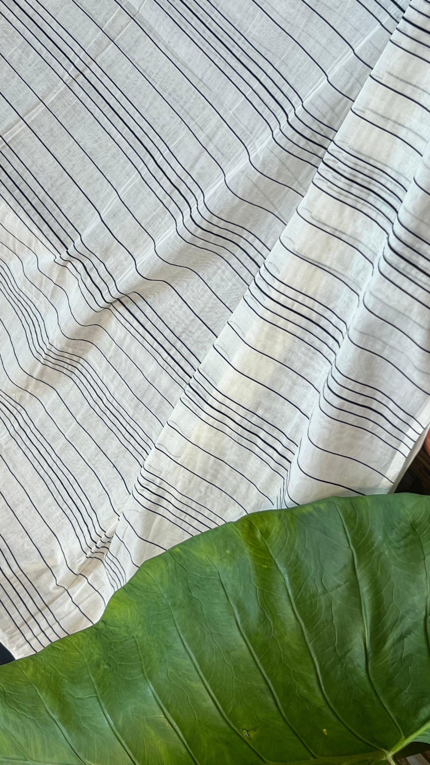 Gemini Striped Kara Saree