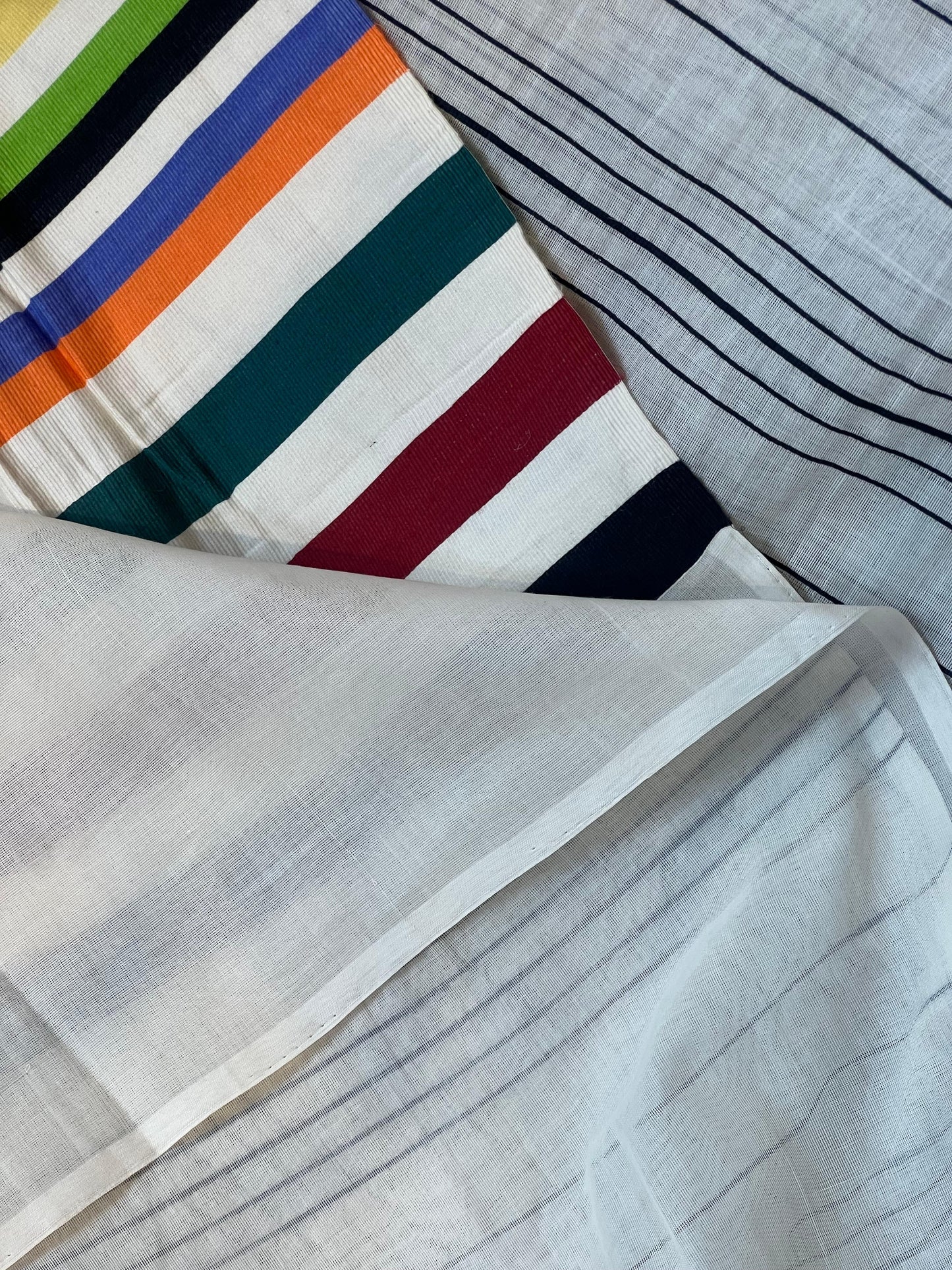 Gemini Striped Kara Saree