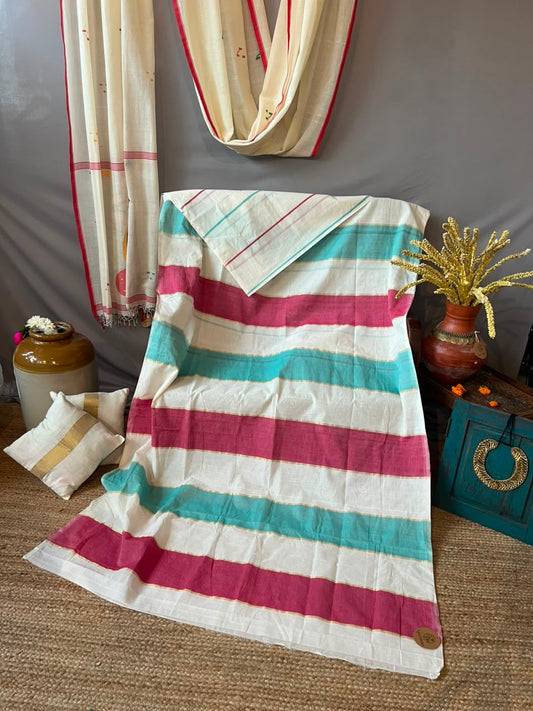 STRIPED COLOUR kara saree