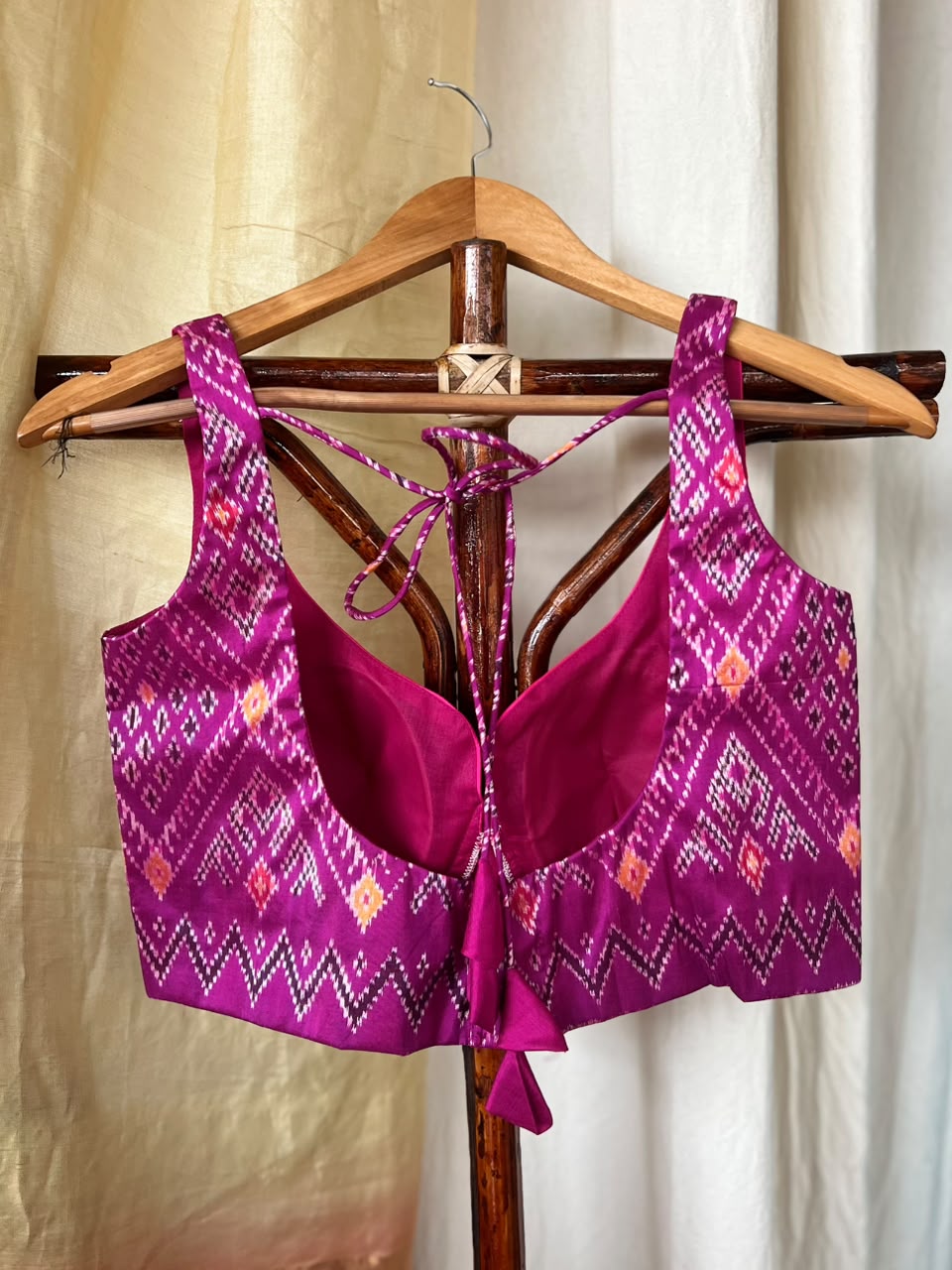 SILK IKATH BLOUSE