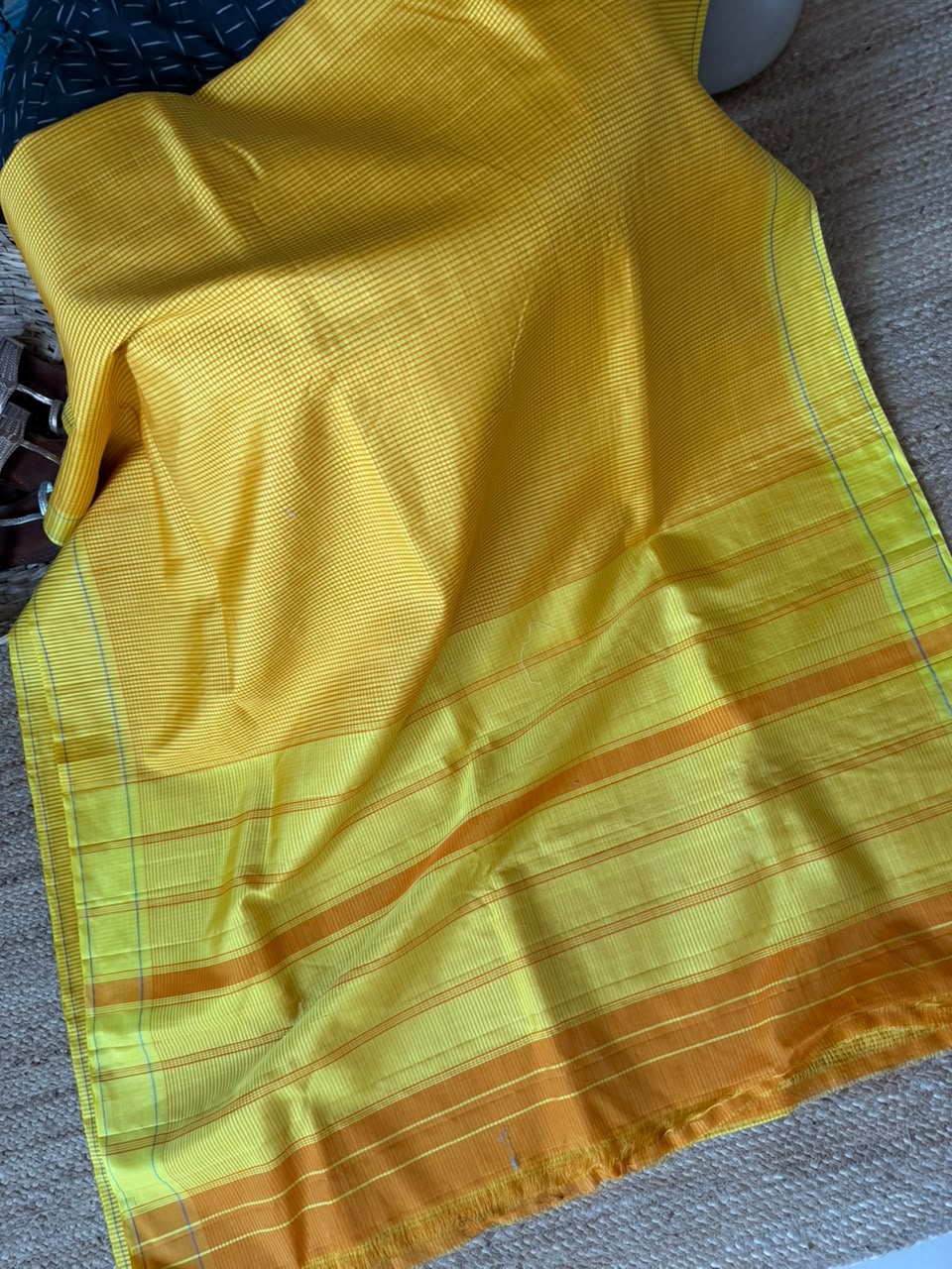 kooranadu saree yellow