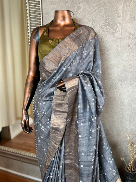 DESI PRINTED HANDLOOM SAREE