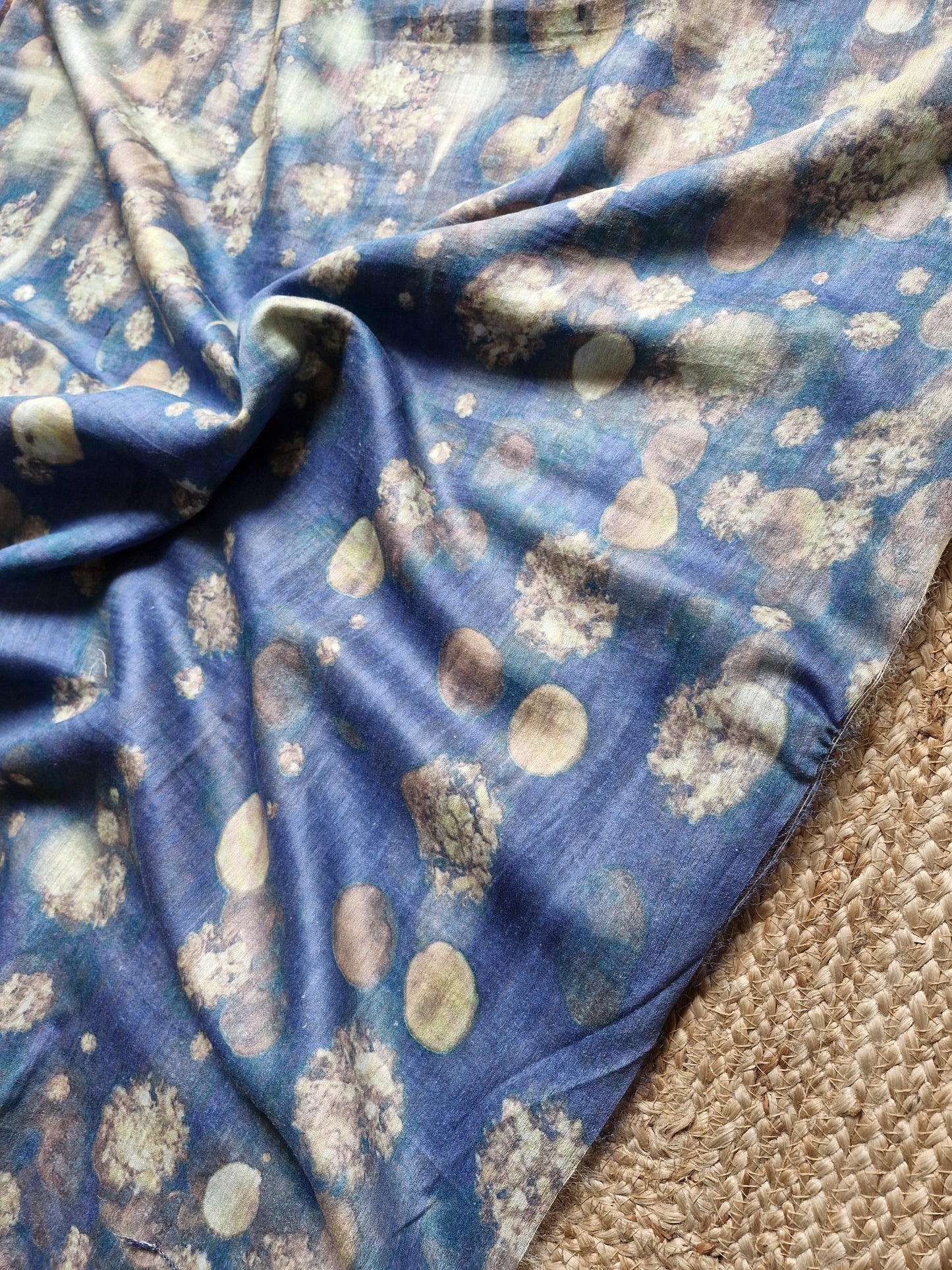 PRINTED HANDLOOM TUSSAR SAREE