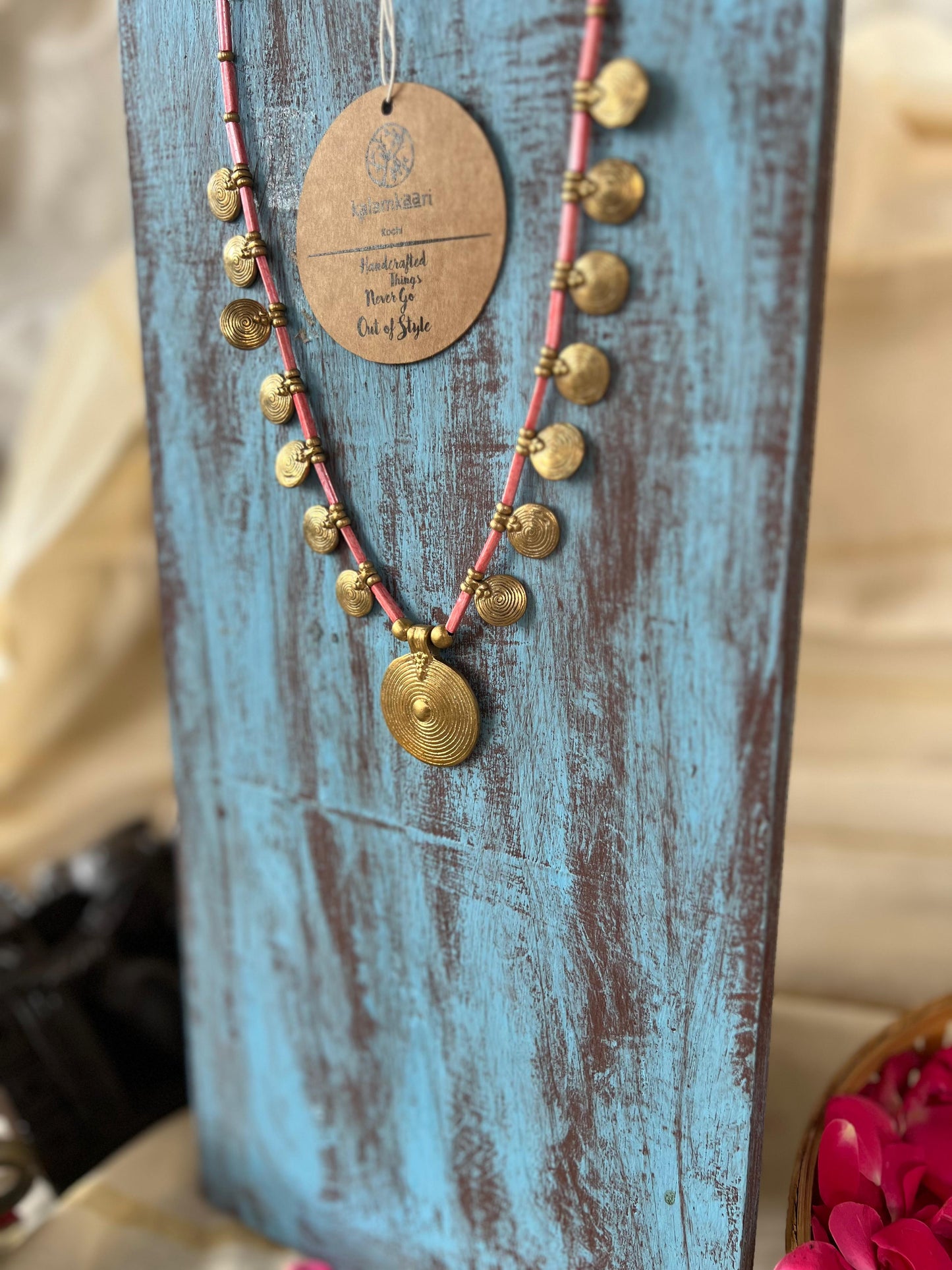 COLORED COIN PENDANT