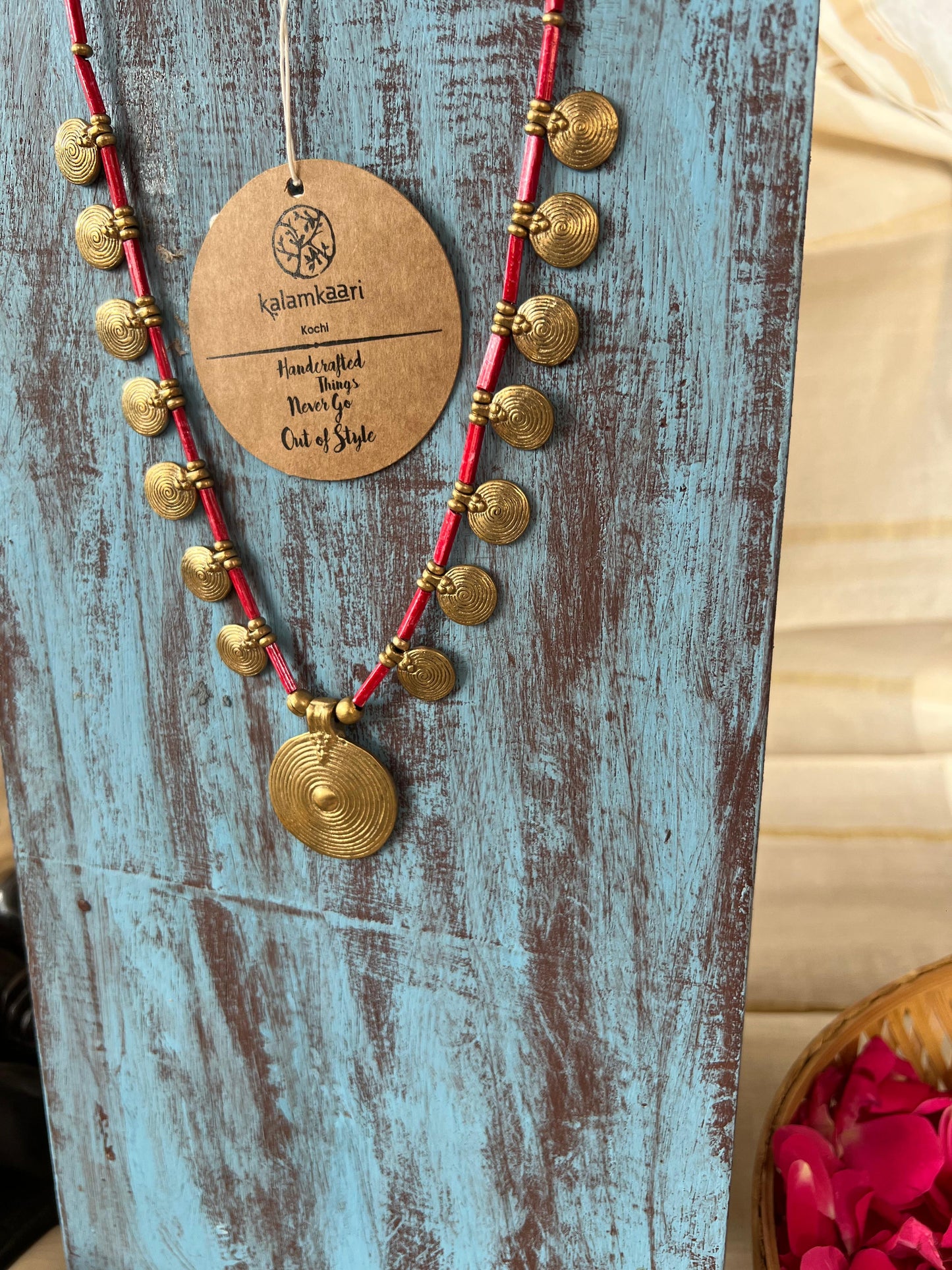 COLORED COIN PENDANT