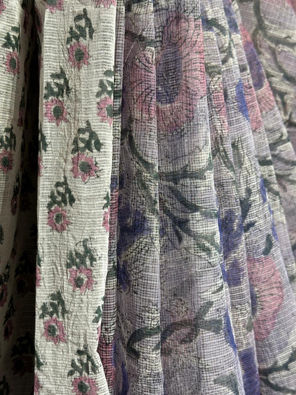 HAND BLOCK PRINTED KOTA SAREE