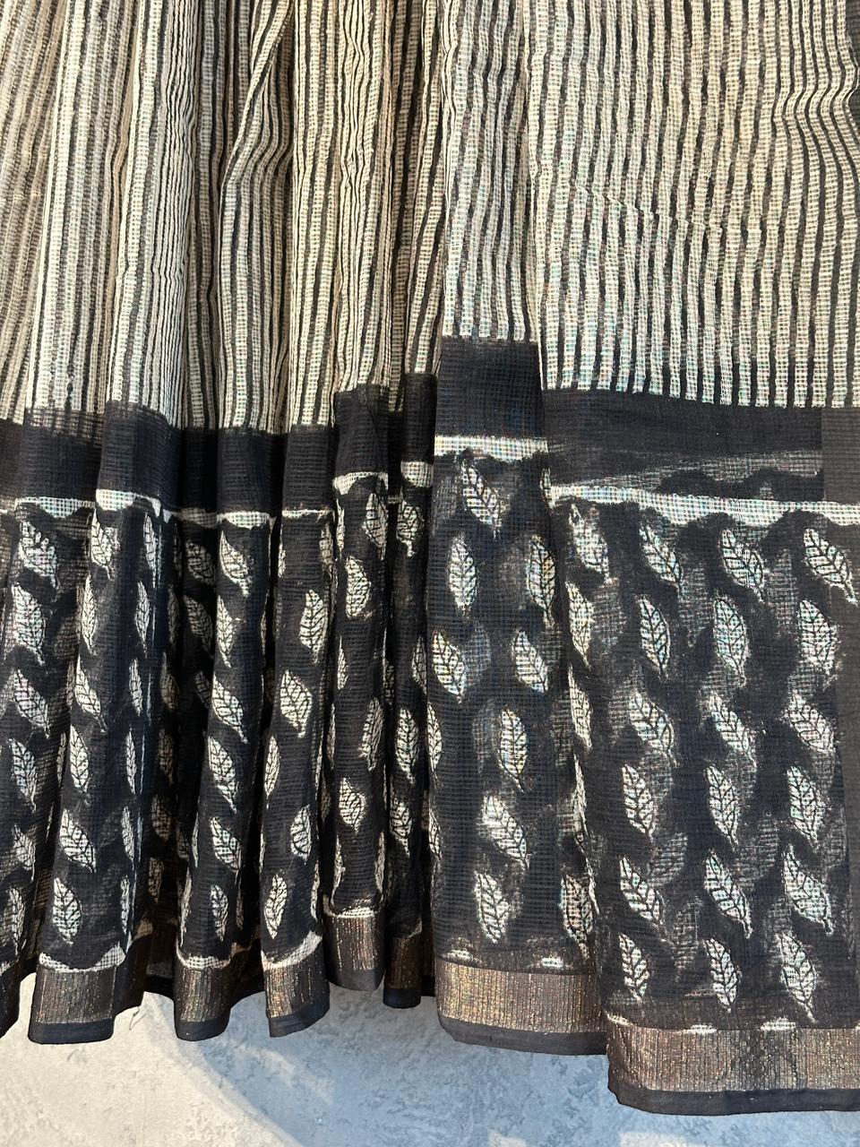 HAND BLOCK PRINTED KOTA SAREE