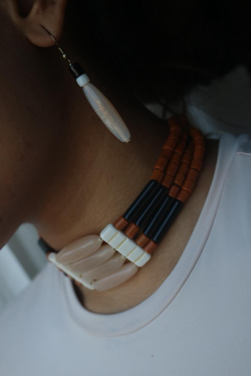 NAGA BEADED NECKPIECE