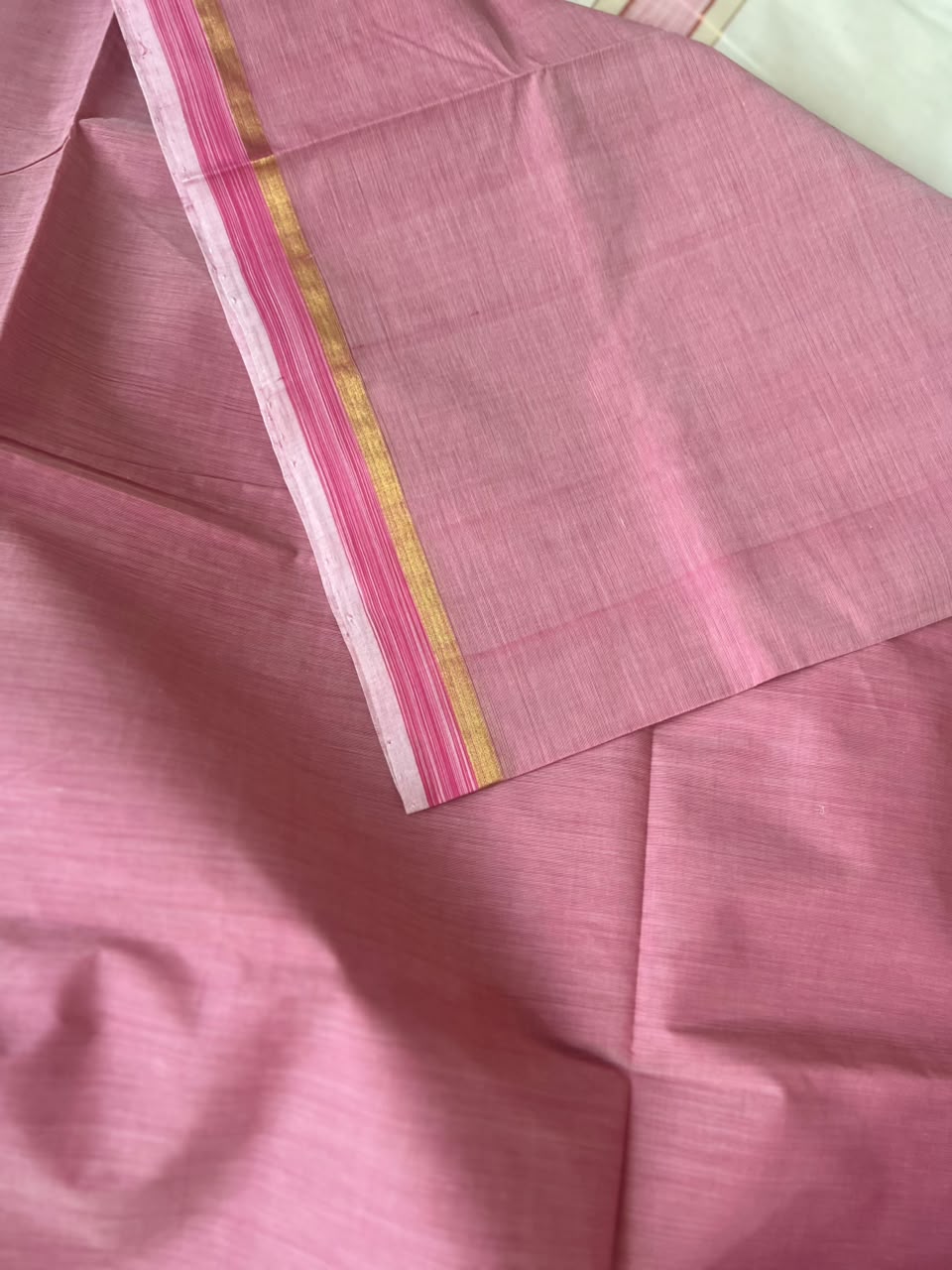 Rose Kasavu Saree