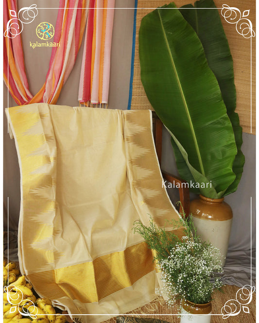 KOMMA GOLD TISSUE SAREE