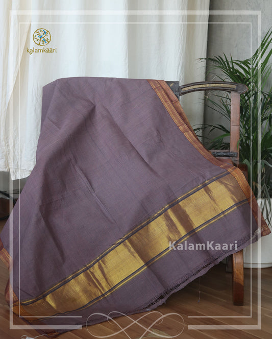 Checkered Mangalgiri saree  (RELOVE)