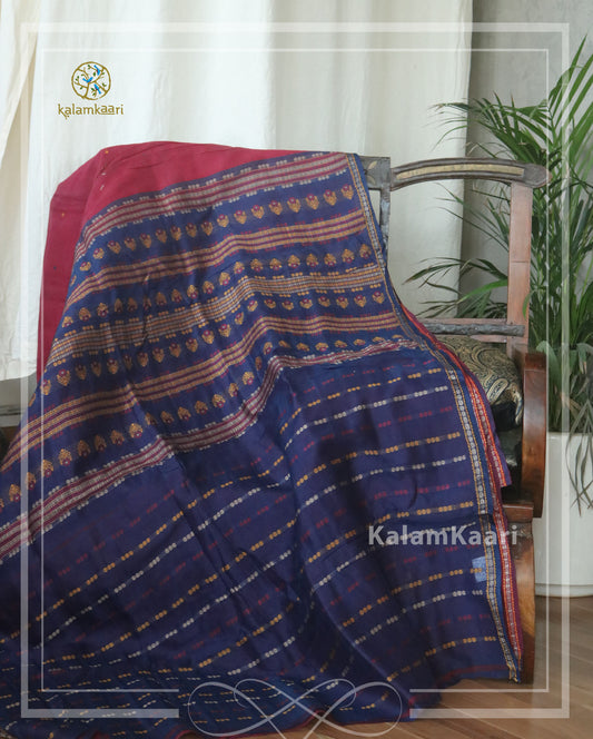Woven cotton saree (RELOVE)